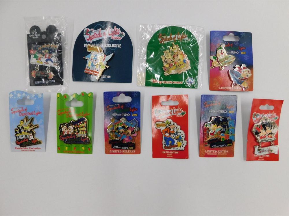Lot 217: Lot of 10 Disney Spectacle of Lights Limited Edition