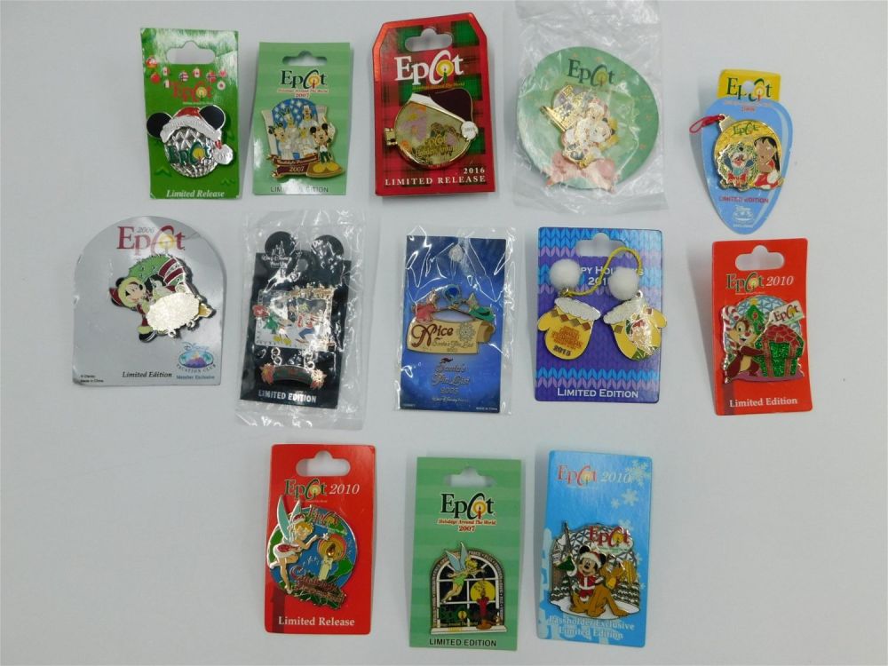 Lot 218: Lot of 13 Disney Christmas Pins