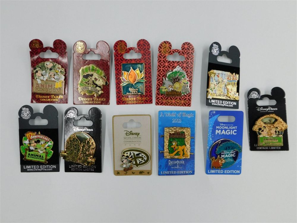 Lot 232: Lot of 11 Disney Animal Kingdom Pins