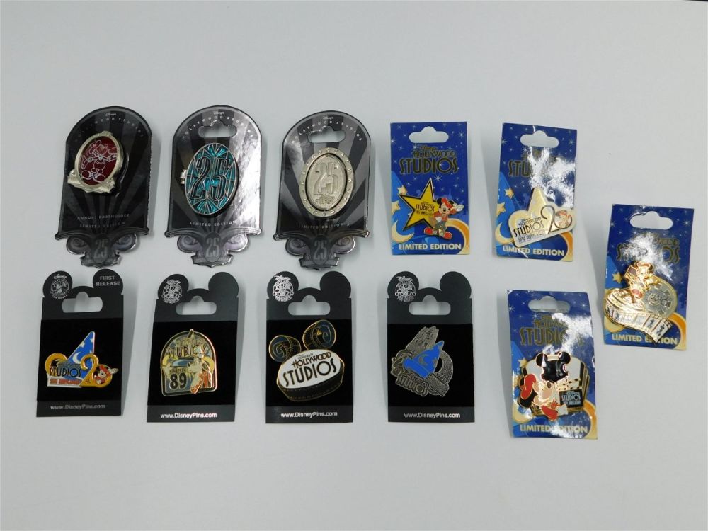 Lot 236: Lot of 11 Disney Hollywood Studios Pins