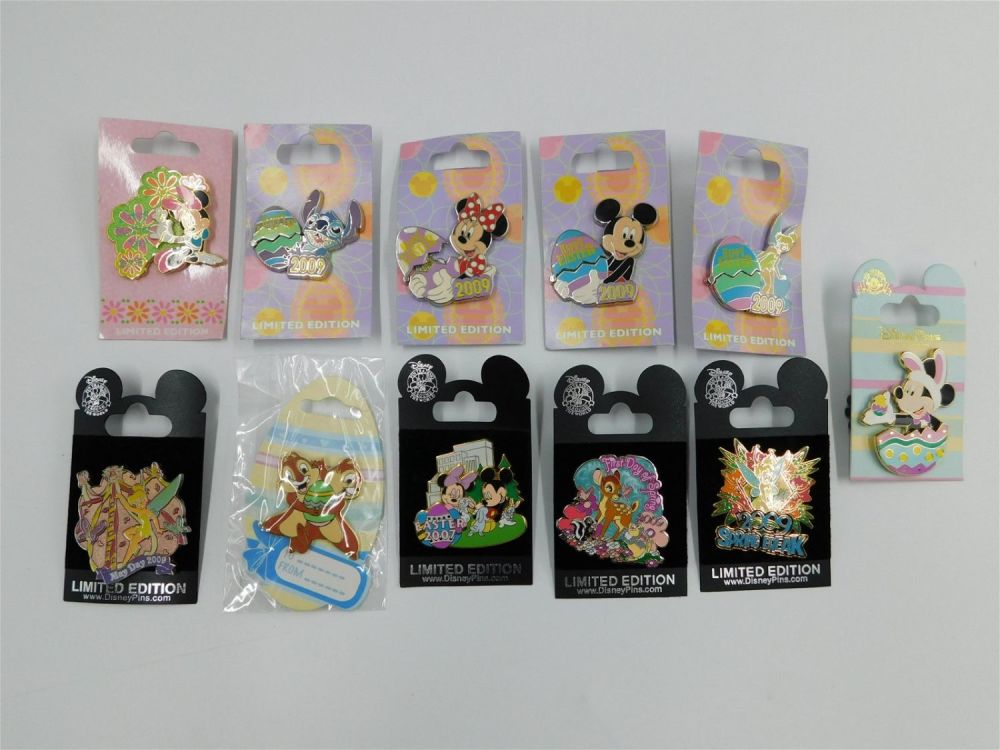 Lot 241: Lot of 11 Disney Easter/Spring Pins