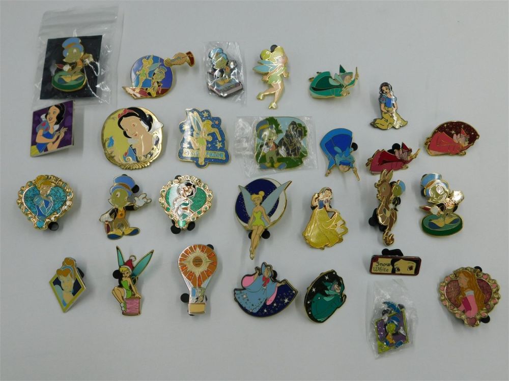 Lot 255: Lot of 28 Disney Character Pins