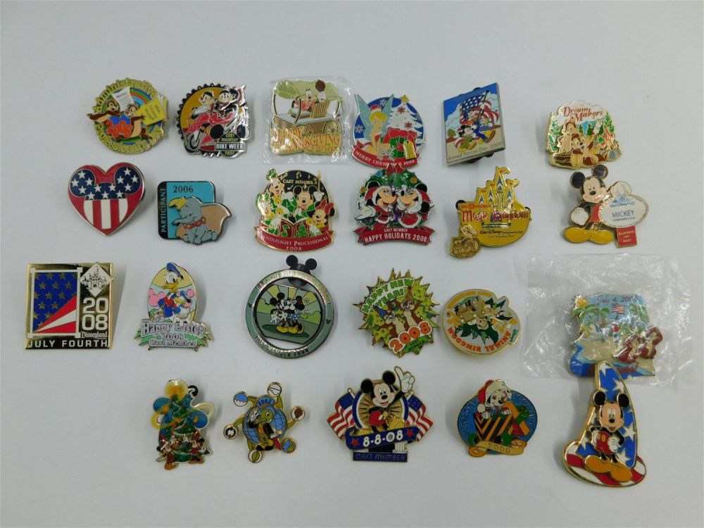 Lot 262: Lot of 23 Disney Cast Member Exclusive Pins