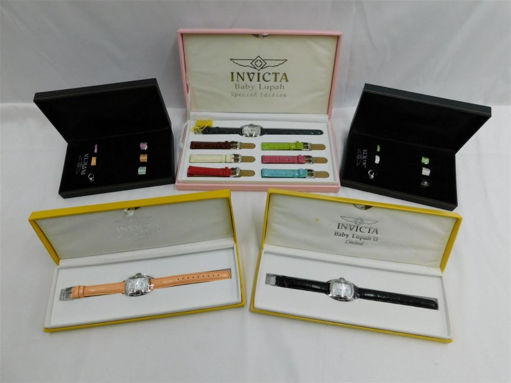 Lot 160: Lot of Invicta Watches and Watch Bands