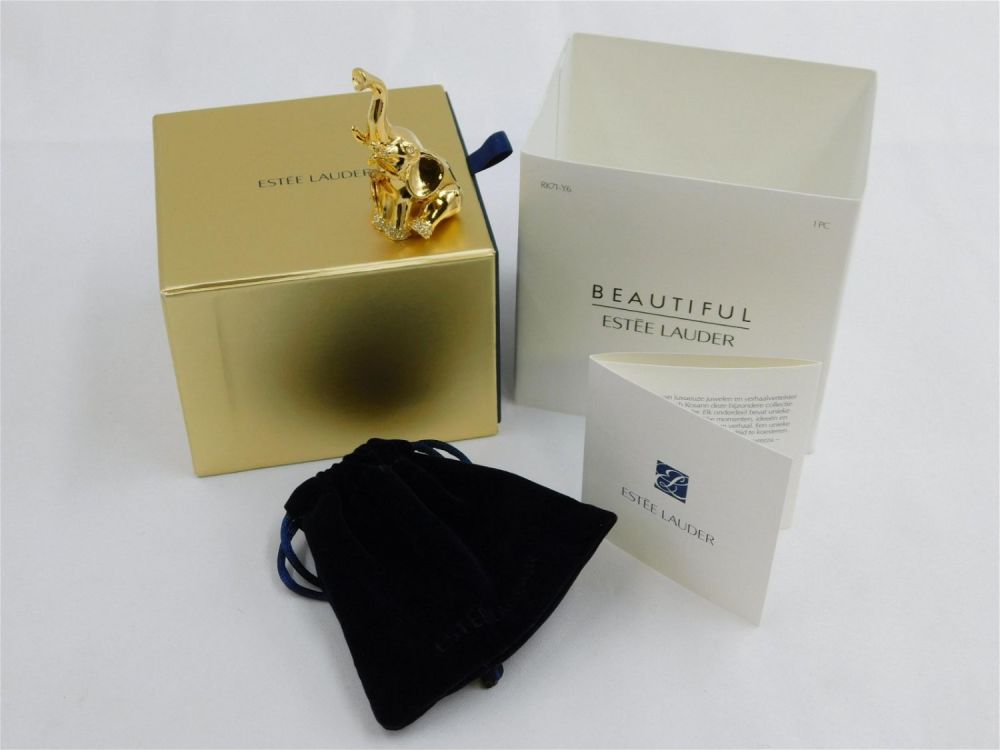 Lot 213: Estee Lauder Strong Elephant Perfume Compact