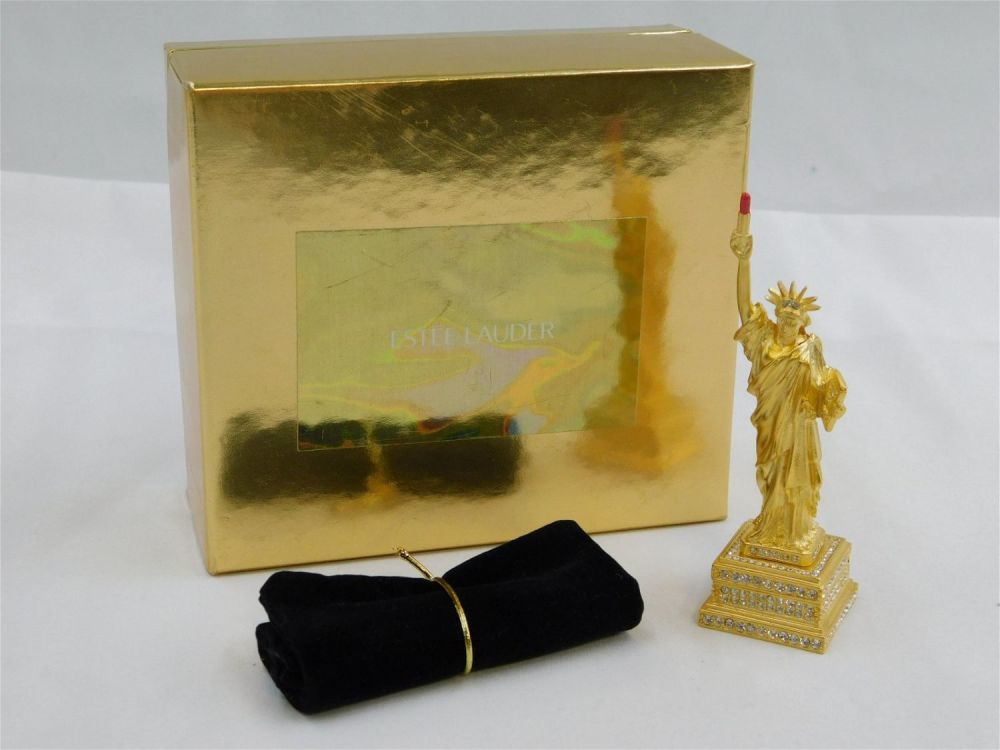 Lot 229: Estee Lauder Lady Liberty Perfume Compact