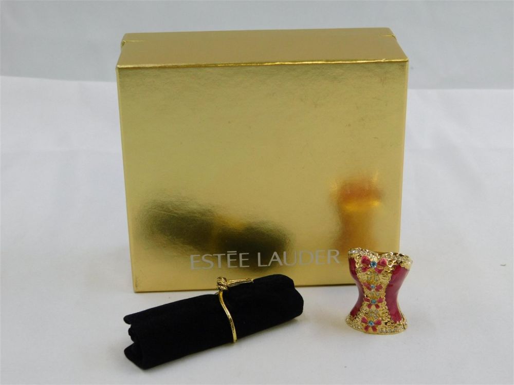 Lot 230: Estee Lauder Bustier Perfume Compact