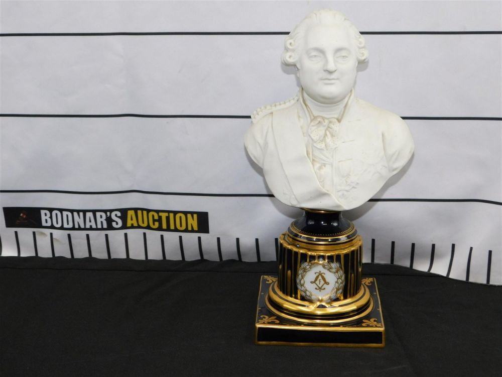 Lot 168: 19th Century Sevres King Louis XVI Bust