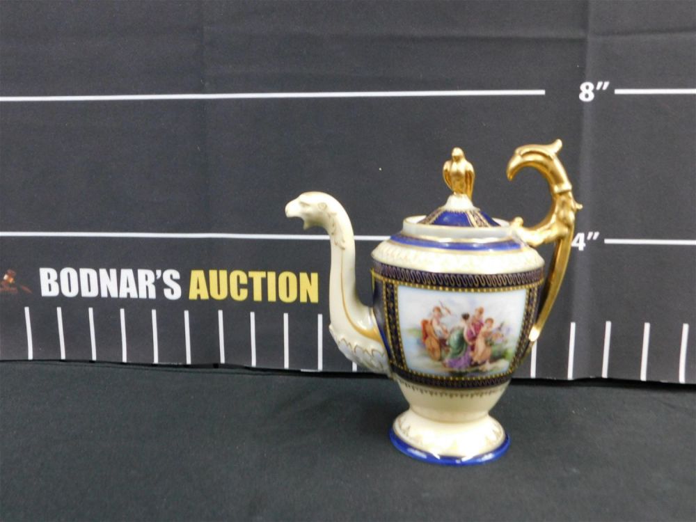 Lot 173: Royal Vienna Hand Painted Teapot
