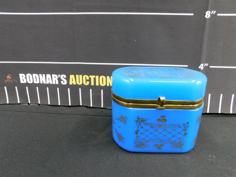 Lot 201: 19th Century Hand Painted Casket Box