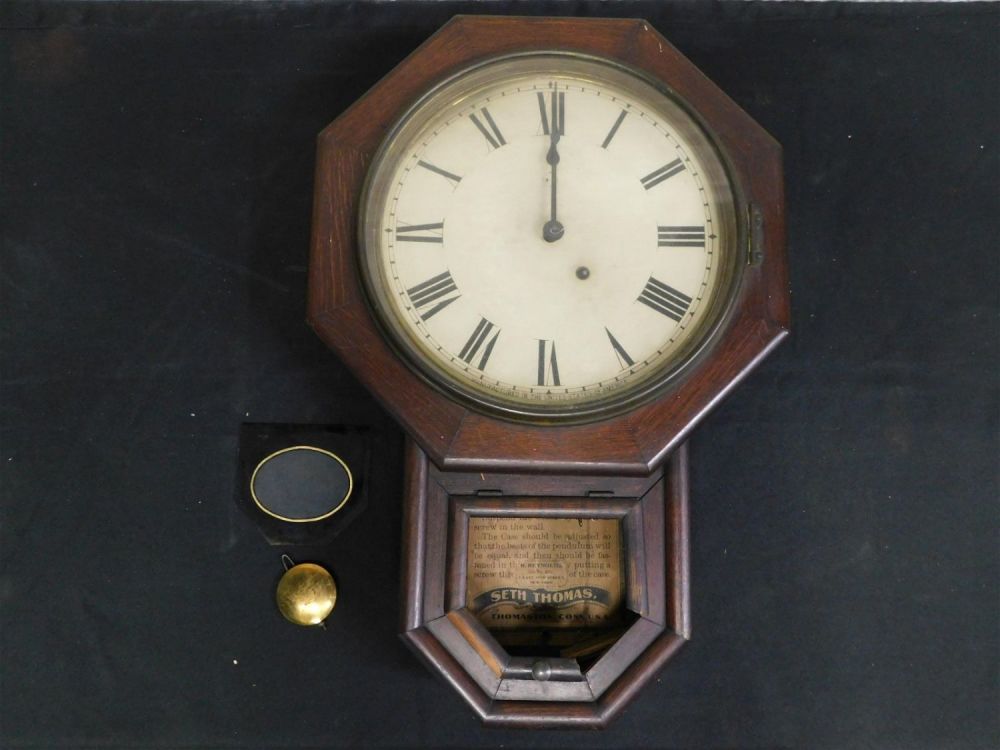 Lot 190: Seth Thomas Wall Regulator Clock