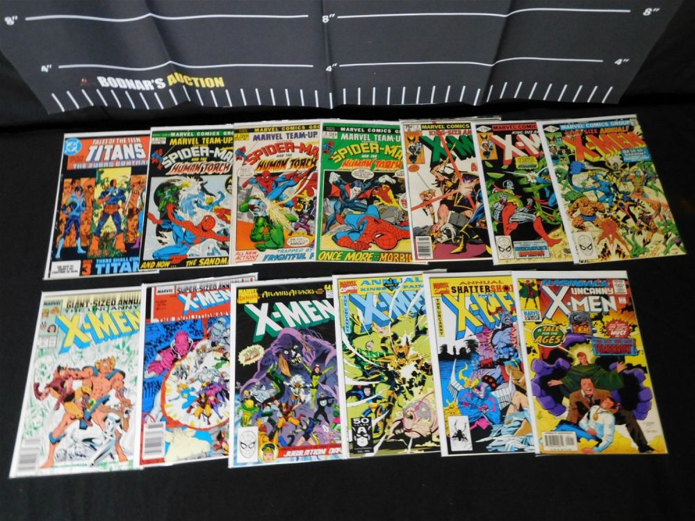 Lot 203: Lot of 13 Key Issues and Annuals