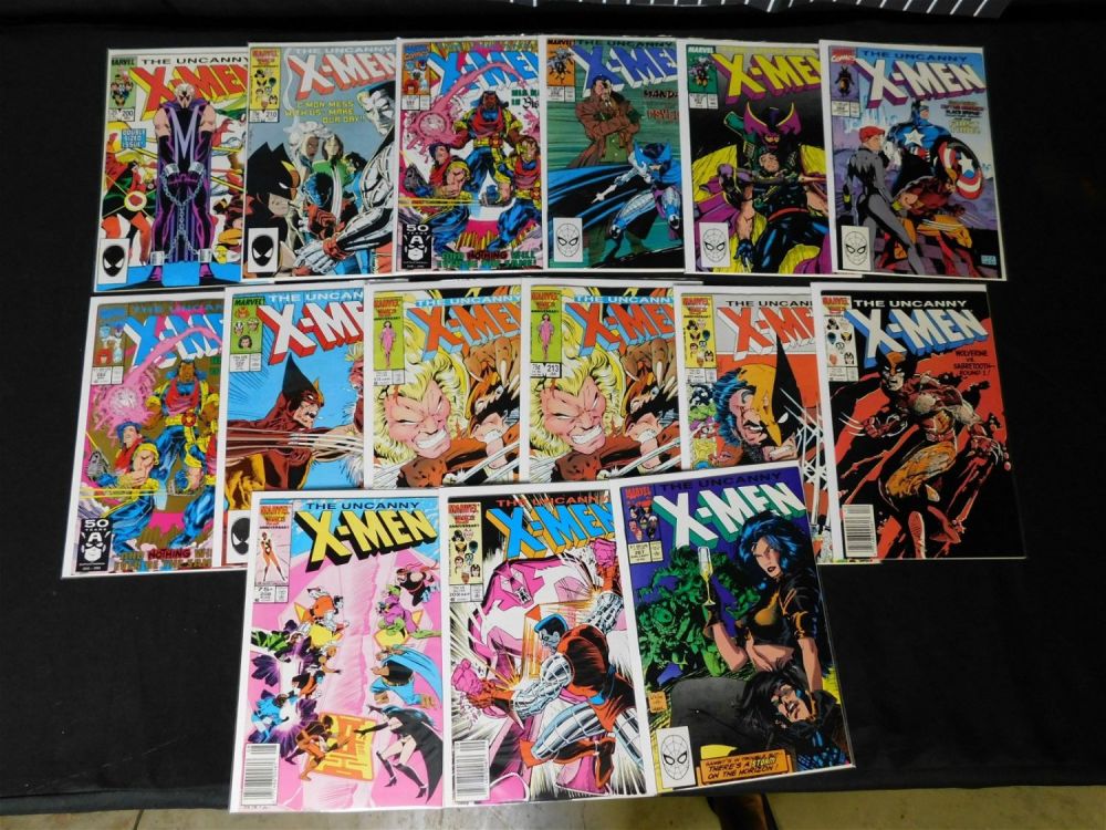 Lot 206: Lot of 15 Key Uncanny X-Men Issues