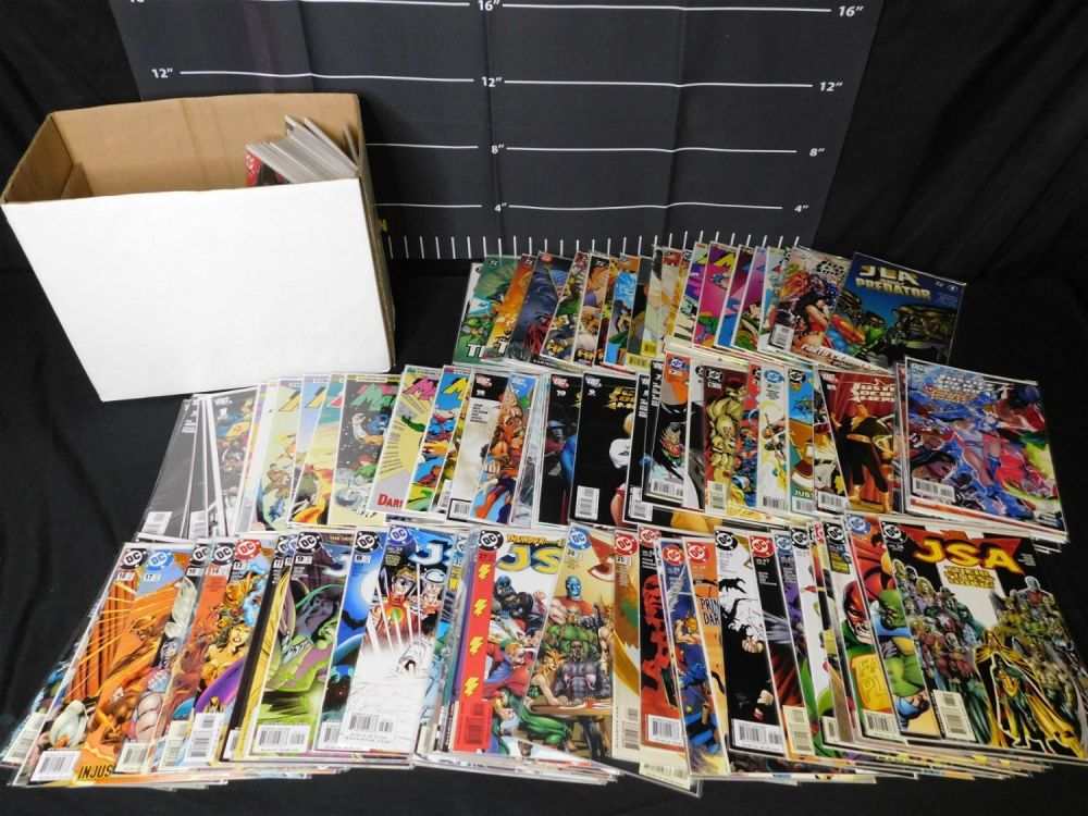 Lot 211: Short Box of Justice League Comics