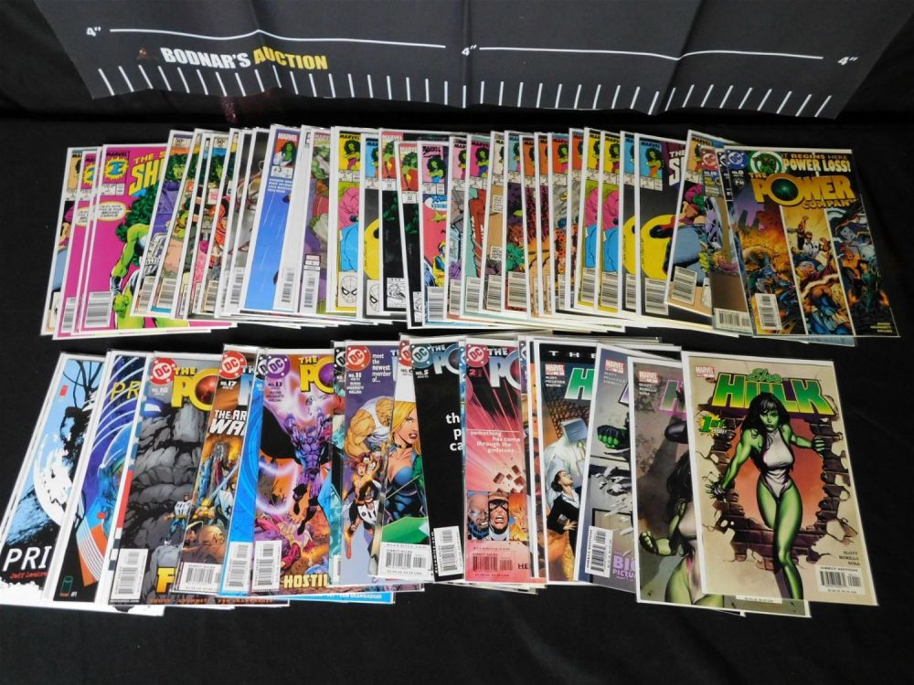 Lot 213: Lot of 63 Marvel, DC and Independent Comics