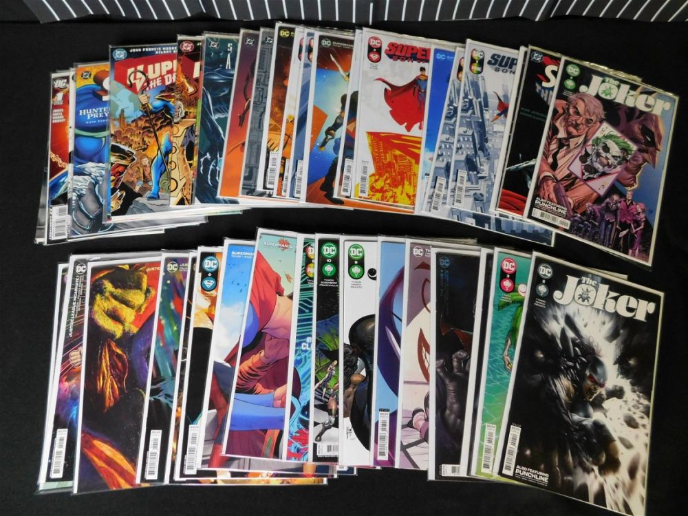 Lot 218: Large Lot of Modern DC Comics and 70's Joker