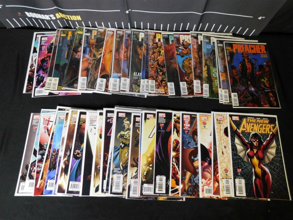Lot 220: Lot of Comics including New Avengers and Preacher