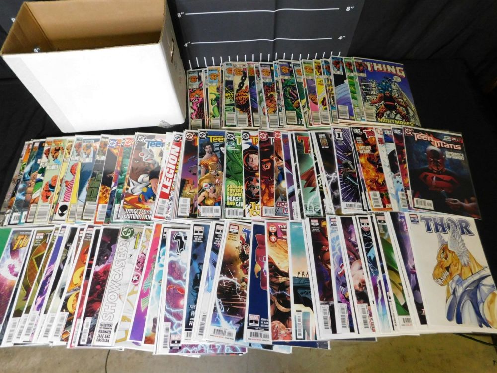 Lot 229: Short Box of DC and Marvel Comics