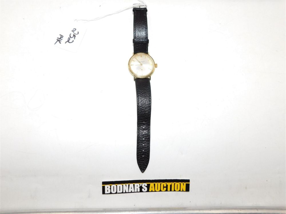 Lot 252: 14K Jules Jurgensen Watch