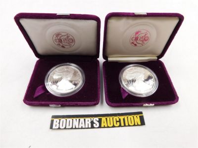 Lot 87 - 2 Walking Liberty Proof Cameo Coins - Bodnar's Auction
