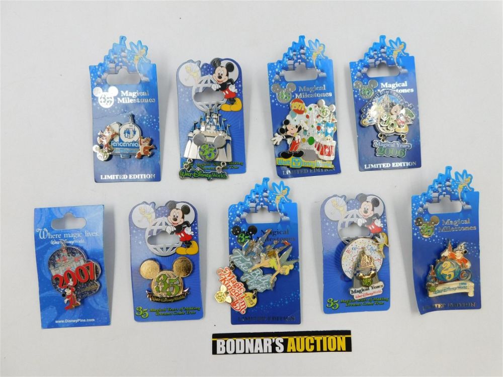 Lot 179: Lot of 9 Disney Pins