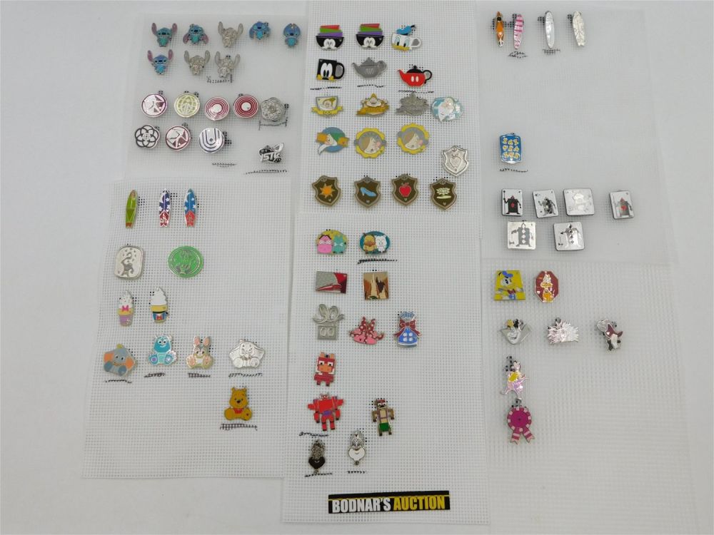 Lot 197: Lot of Hidden Mickey 2018/2019 Disney Lanyard Pins