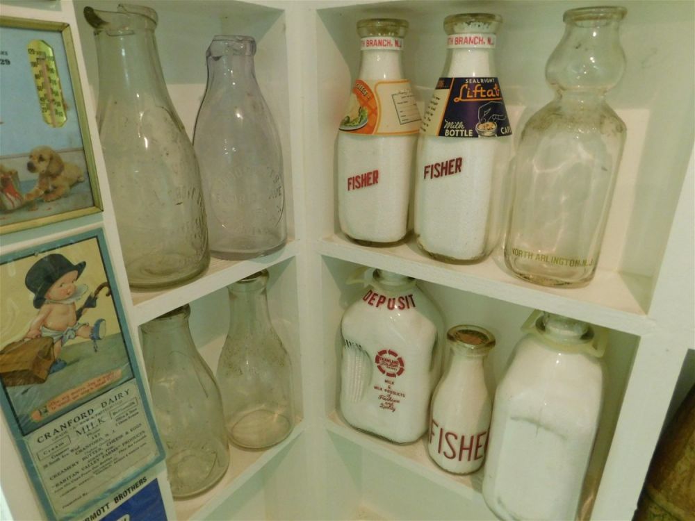 Lot 152: Lot of 10 New Jersey Dairy Bottles