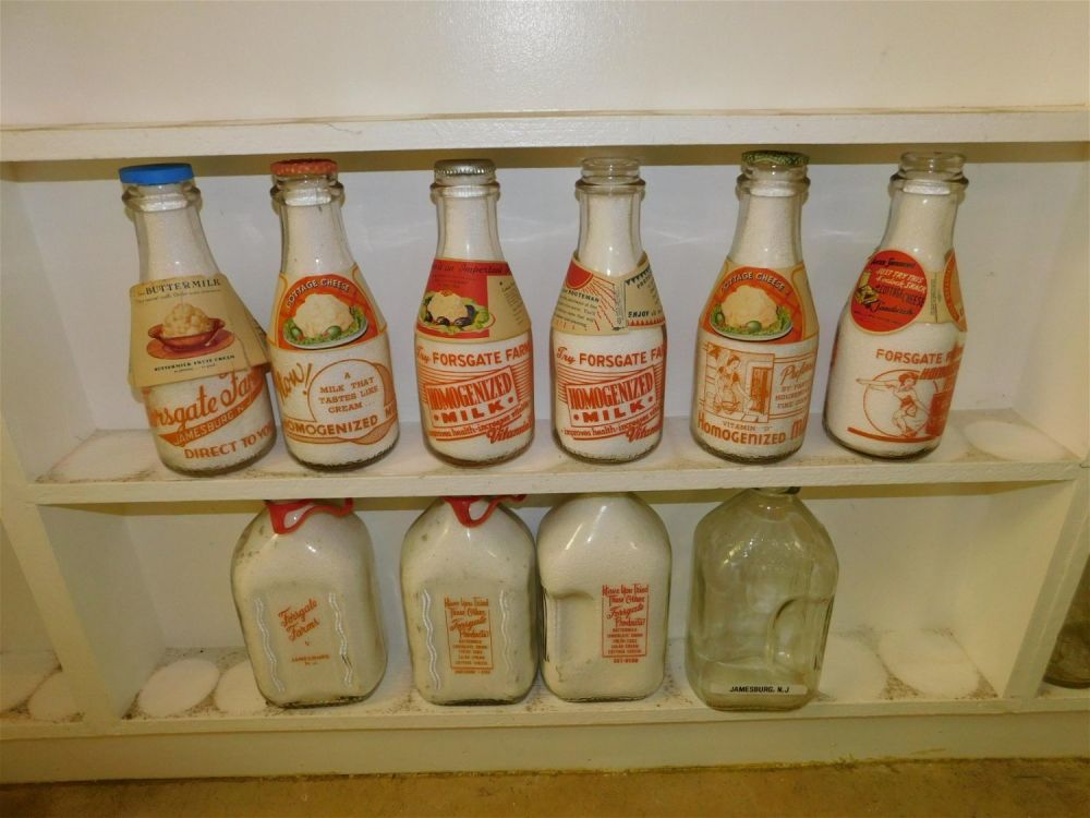 Lot 158: Lot of 10 New Jersey Dairy Bottles