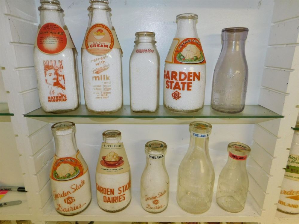 Lot 167: Lot of 10 New Jersey Dairy Bottles