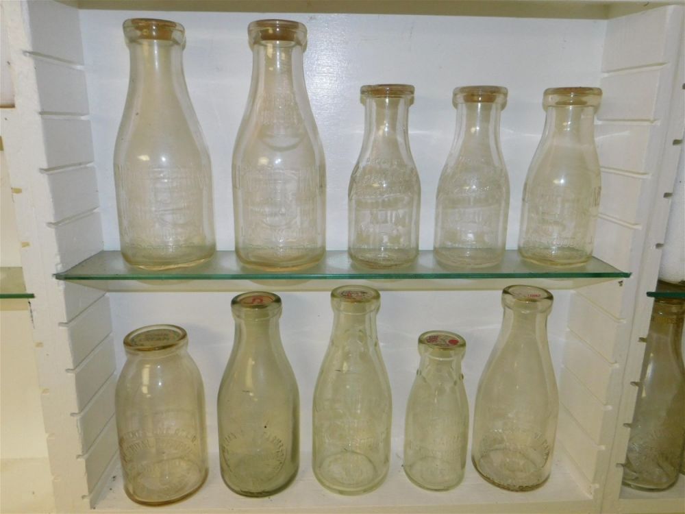 Lot 178: Lot of 10 New Jersey Dairy Bottles