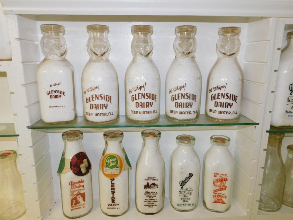 Lot 179: Lot of 10 New Jersey Dairy Bottles