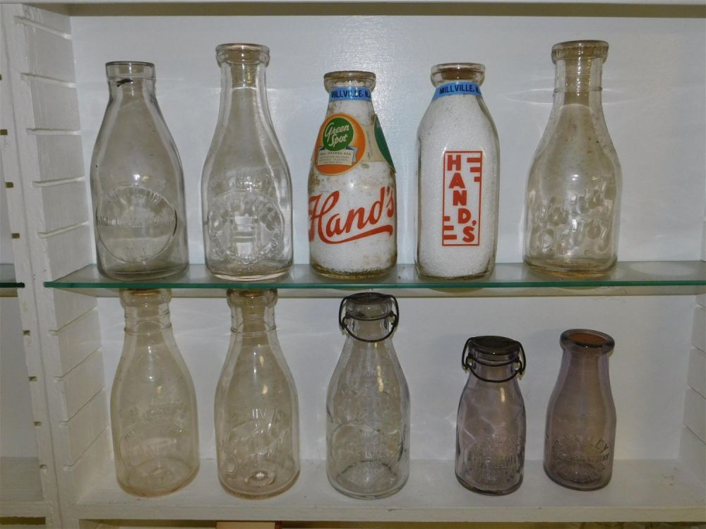Lot 197: Lot of 10 NJ Dairy Bottles
