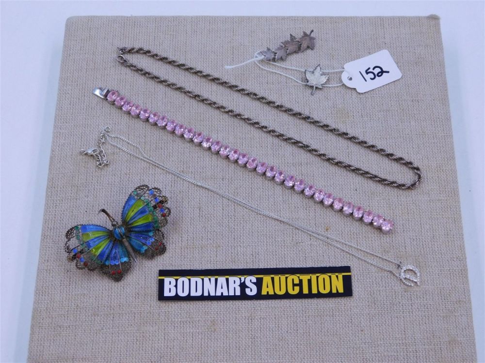 Lot 152: Lot of Sterling Jewelry