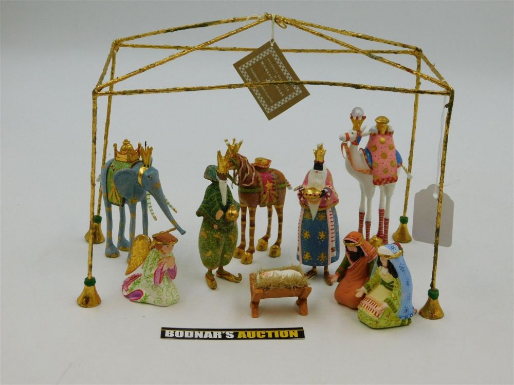 Lot 158: Patience Brewster by Mackenzie-Childs Nativity Set