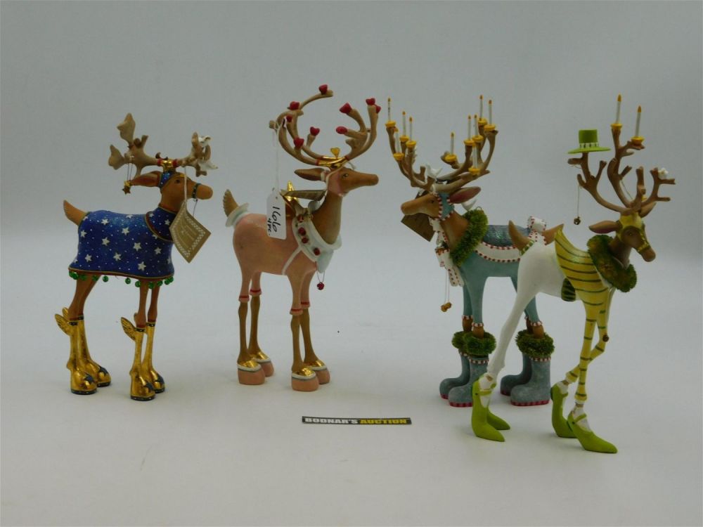 Lot 166: Group of 4 Patience Brewster by Mackenzie-Childs Reindeer