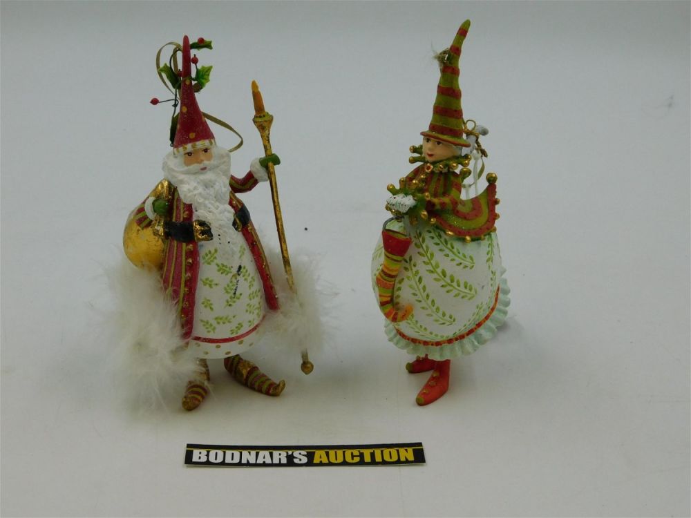 Lot 170: Lot of 2 Patience Brewster by Mackenzie-Childs Ornament Figures