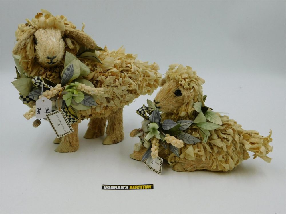 Lot 174: Lot of 2 Mackenzie-Childs Tender Shoots Lambs
