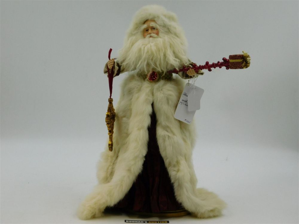 Lot 178: Kristin's Kreations Hand Crafted Santa Claus