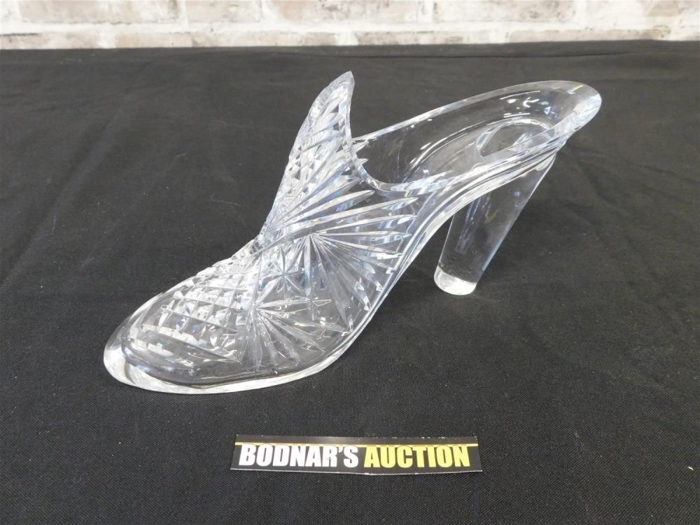 Lot 252: Waterford High Heel Shoe