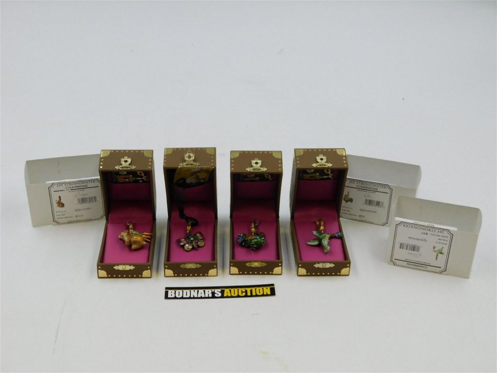 Lot 262: Lot of 4 Jay Strongwater Charms