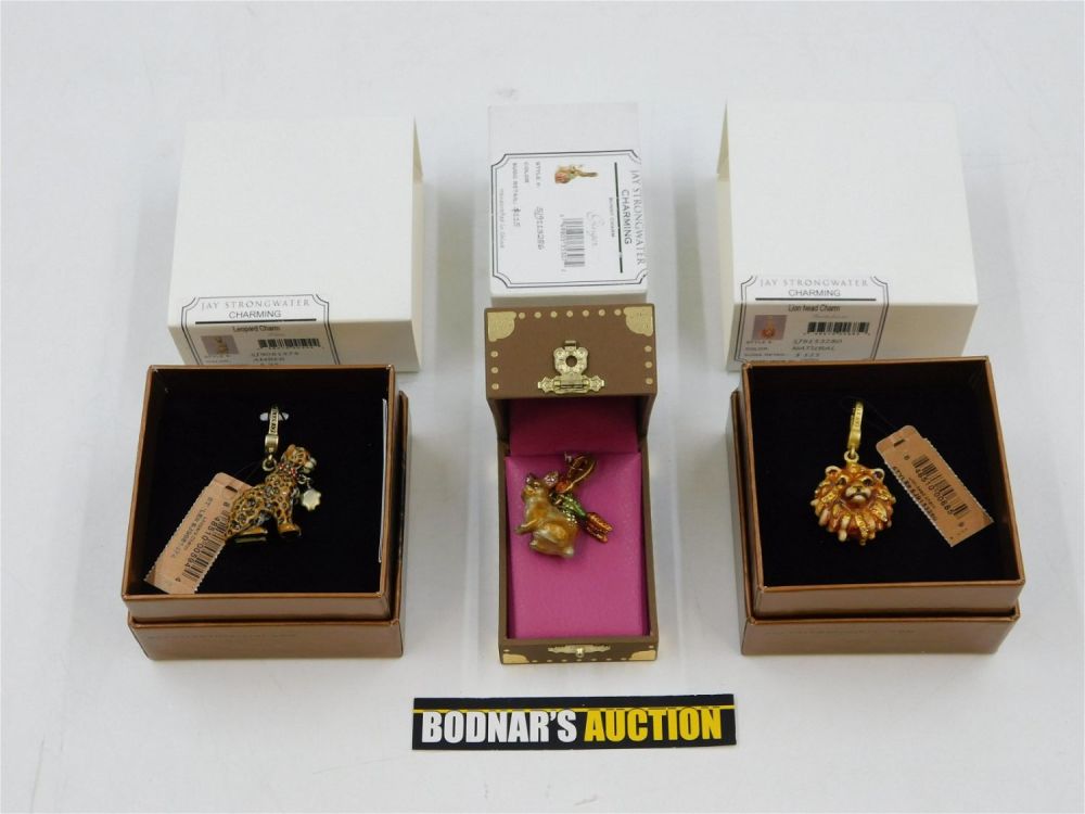 Lot 263: Lot of 3 Jay Strongwater Charms