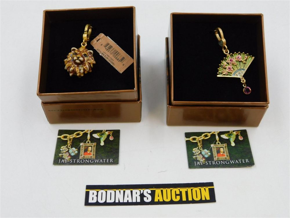 Lot 264: Lot of 2 Jay Strongwater Charms