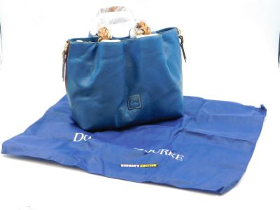 Dooney & Burke Leather Handbag. Dooney &amp; Burke Handbag. Blue Leather. New with Tags with 