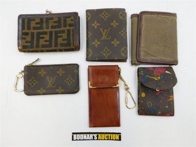 Lot of Wallets/Keyholders. Including Prada, Fendi, Louis Vuitton and More. Most in Very Used 