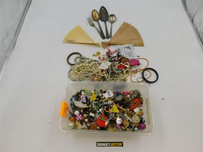 Large Lot of Misc. Costume Jewelry. Mostly for Parts/Crafter. This sale will be broadcast live 