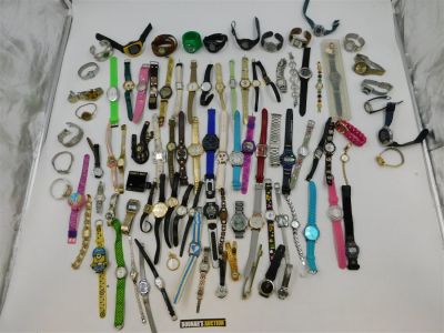 Large Lot of Watches. Including Many Children's Watches - Shopkins, Disney and Much More. Also 