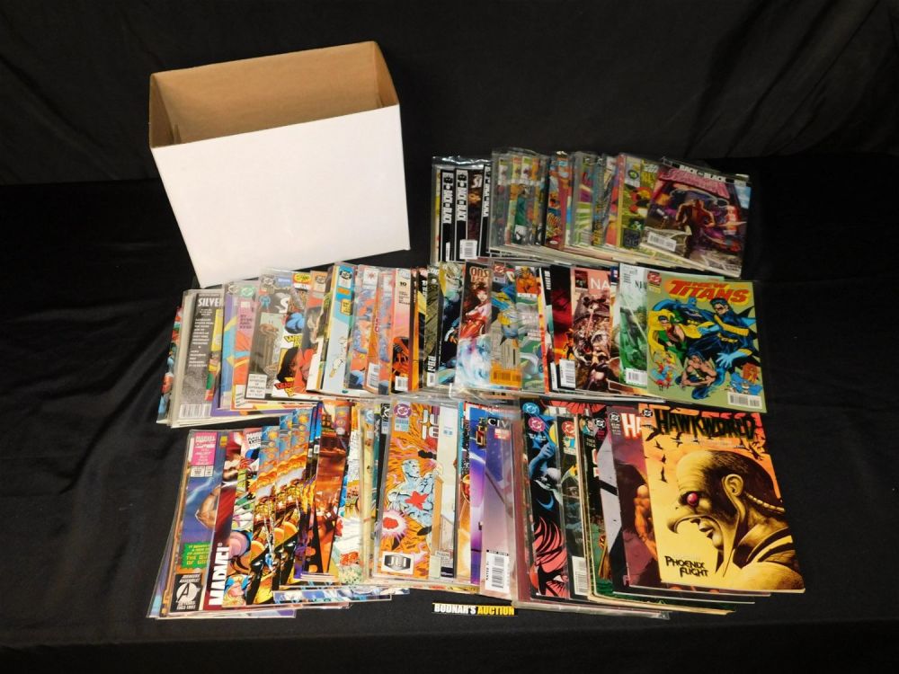 Lot 205: Short Box of Marvel and DC Comics
