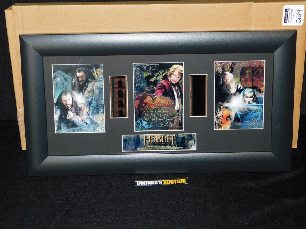 Lot 224: The Hobbit Framed Original Movie Cell