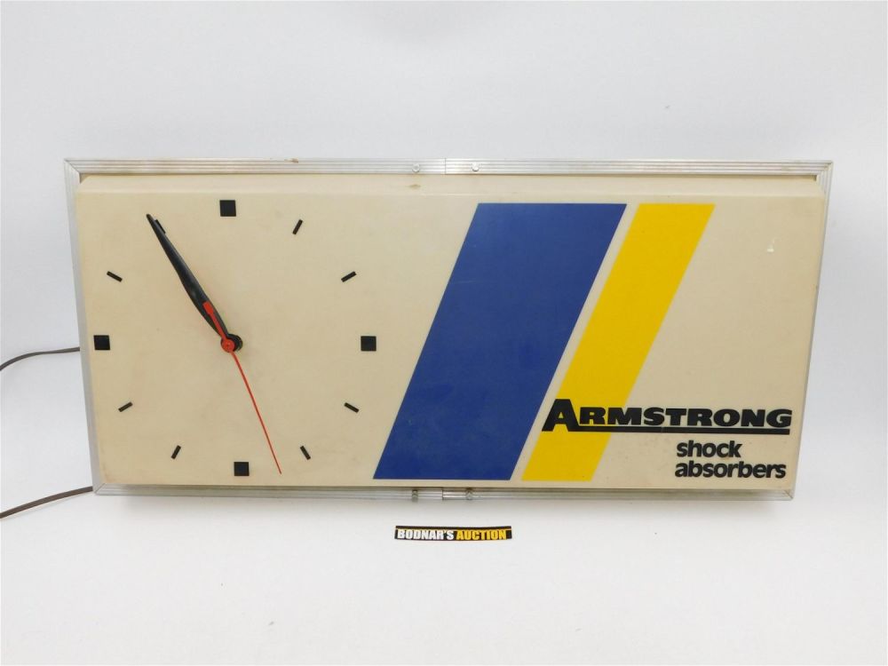 Lot 217: Armstrong Shock Absorbers Advertising Shop Clock