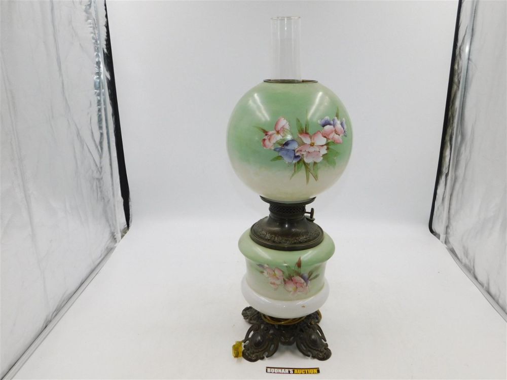 Lot 231: Victorian Style Parlor Lamp